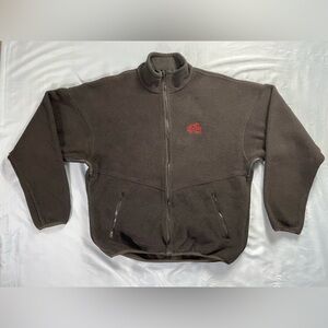 Marmot Zip Up Fleece Jacket with Zip Up Armpits size XL Black